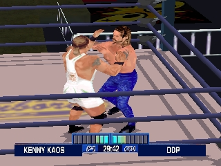 WCW Mayhem (USA) In game screenshot